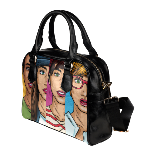 Women Pop Art Shoulder Handbag (Model 1634)