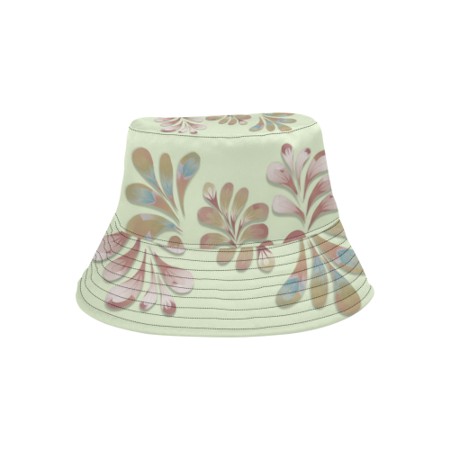 Pastel Floral Dance Pattern All Over Print Bucket Hat