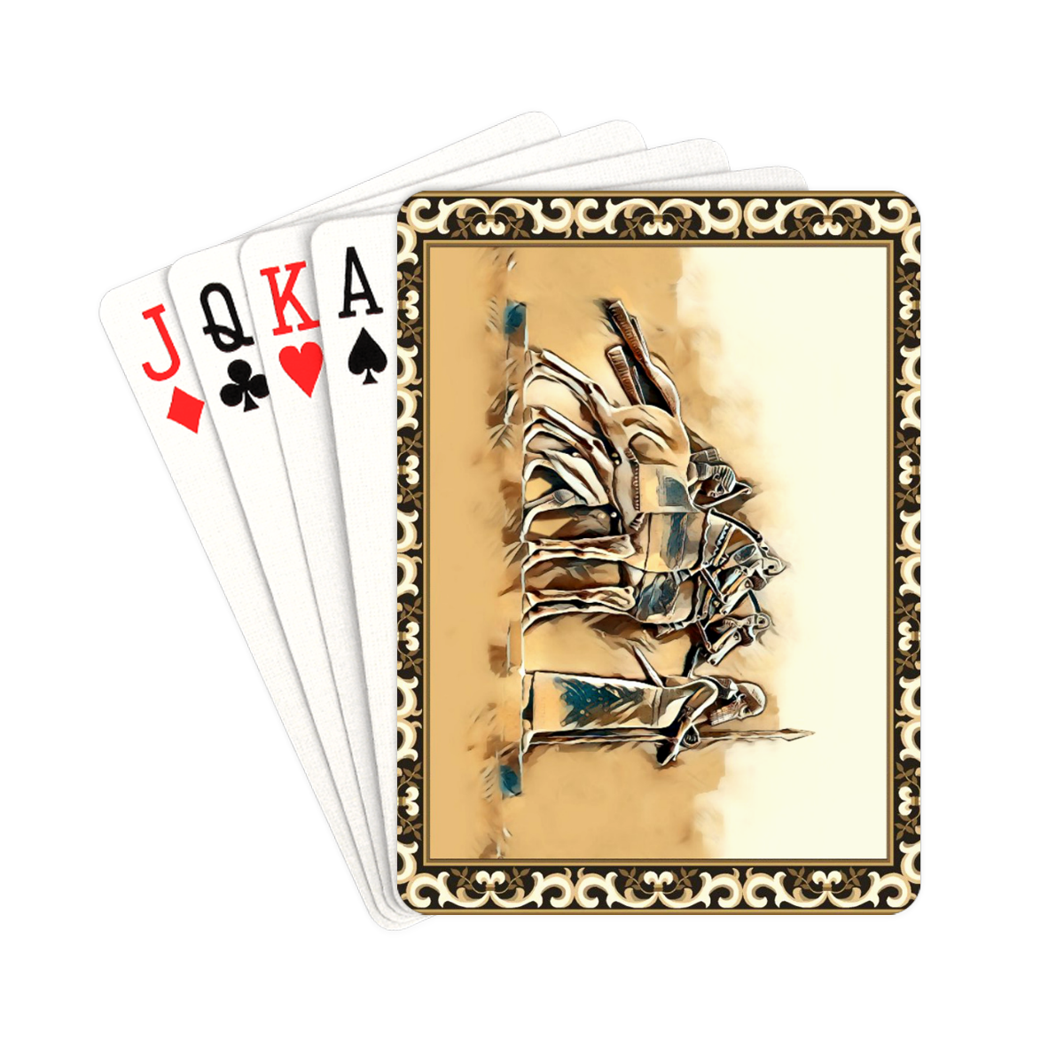 Assyrian Warriors Playing Cards 2.5"x3.5"