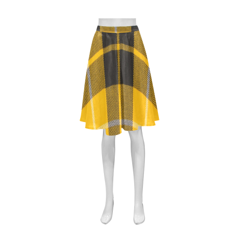 BARCLAY DRESS LIGHT MODERN TARTAN Athena Women's Short Skirt (Model D15)