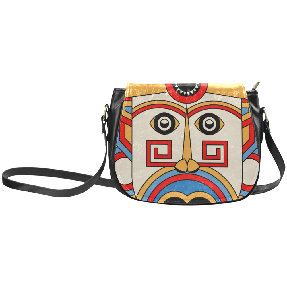 Aztec Religion Tribal Classic Saddle Bag/Small (Model 1648)