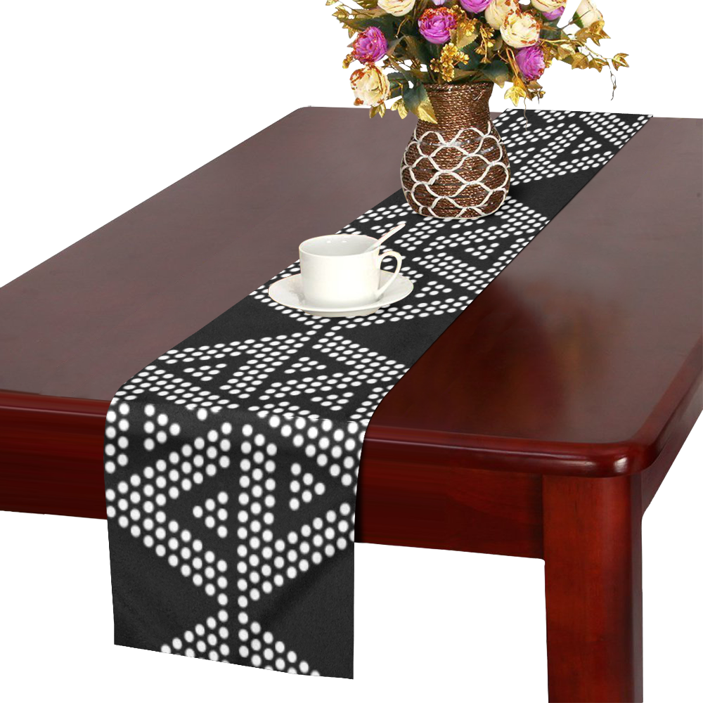 Polka Dots Party Table Runner 16x72 inch