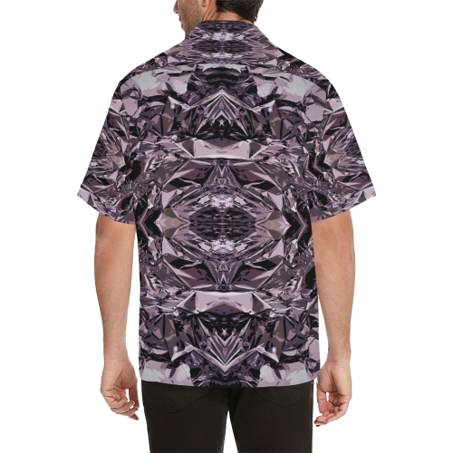 deep space pink Hawaiian Shirt (Model T58)