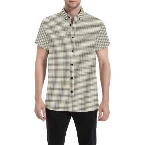 Model #39c| Men's All Over Print Short Sleeve Shirt (Model T53)