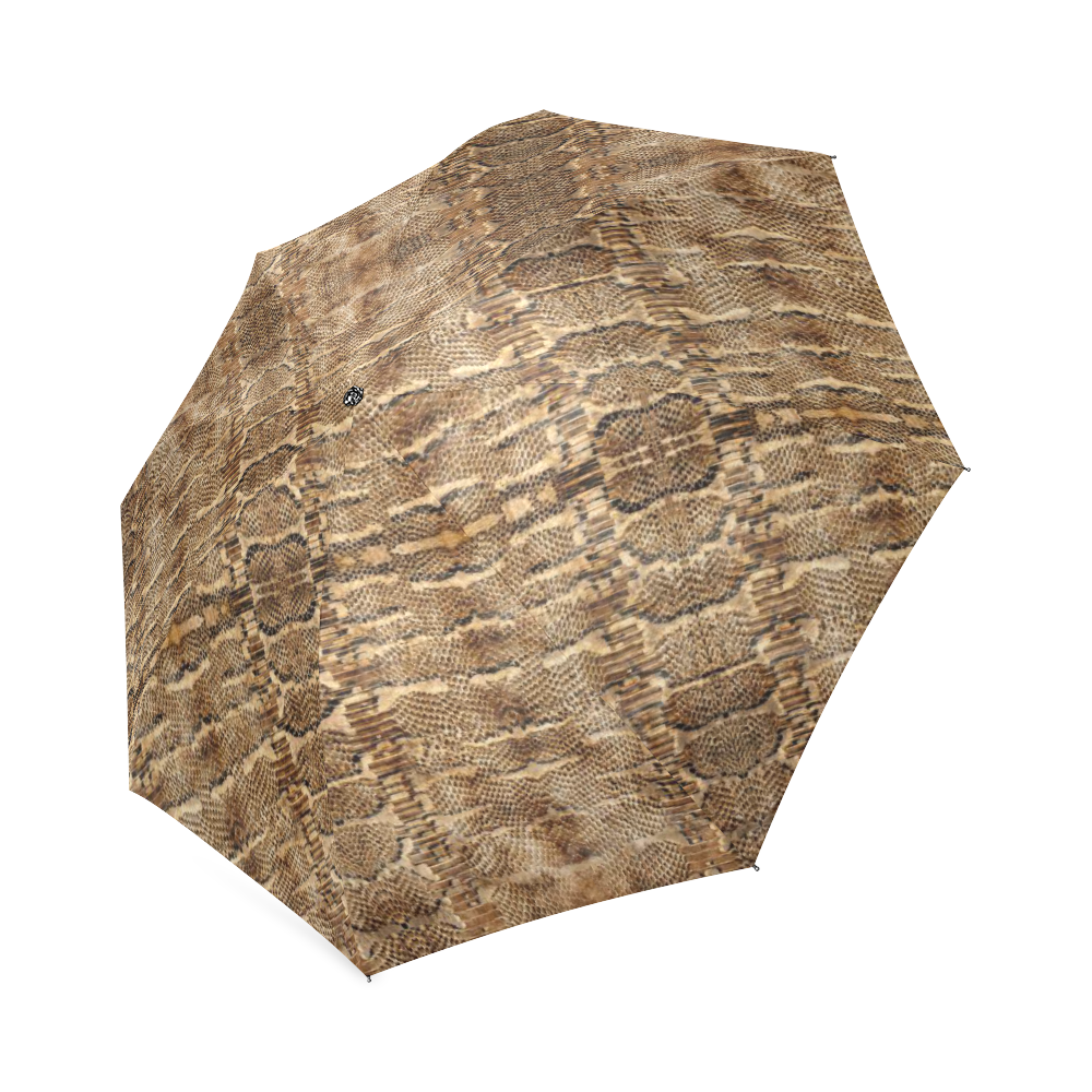 Glamour Golden Python Foldable Umbrella (Model U01)