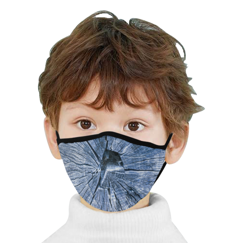 Blue tile tree Mouth Mask