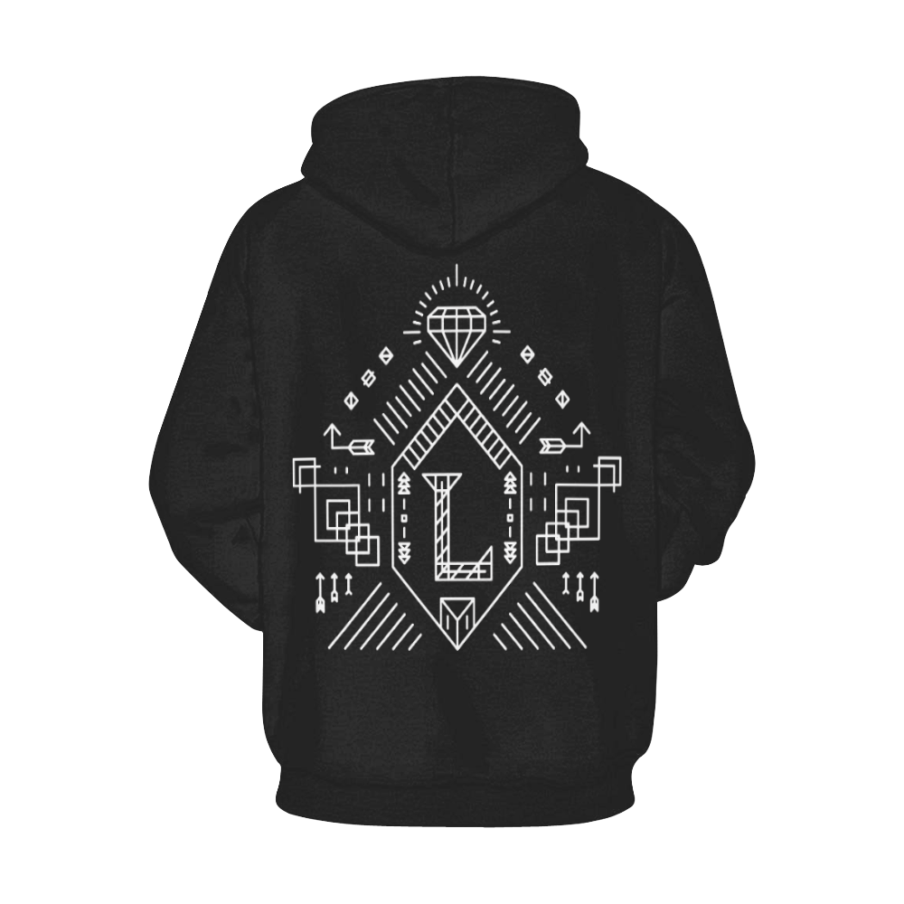 Zipper Hoodie Native Diamond All Over Print Hoodie for Men (USA Size) (Model H13)