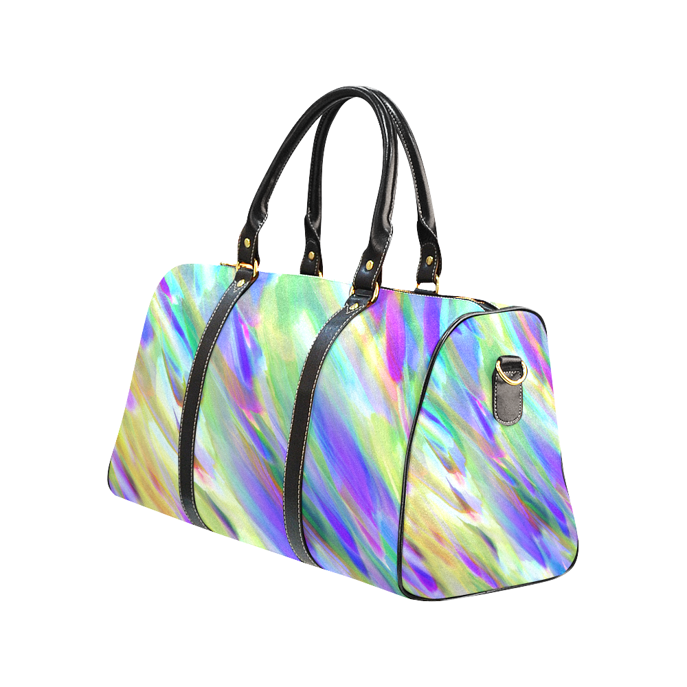 Colorful digital art splashing G401 New Waterproof Travel Bag/Large (Model 1639)