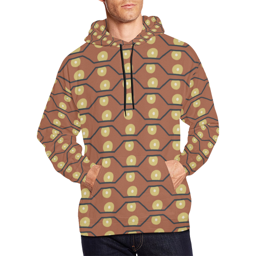 Steven All Over Print Hoodie for Men/Large Size (USA Size) (Model H13)