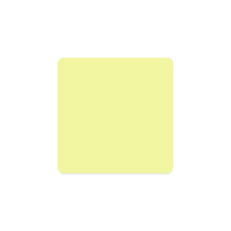 color canary yellow Square Coaster