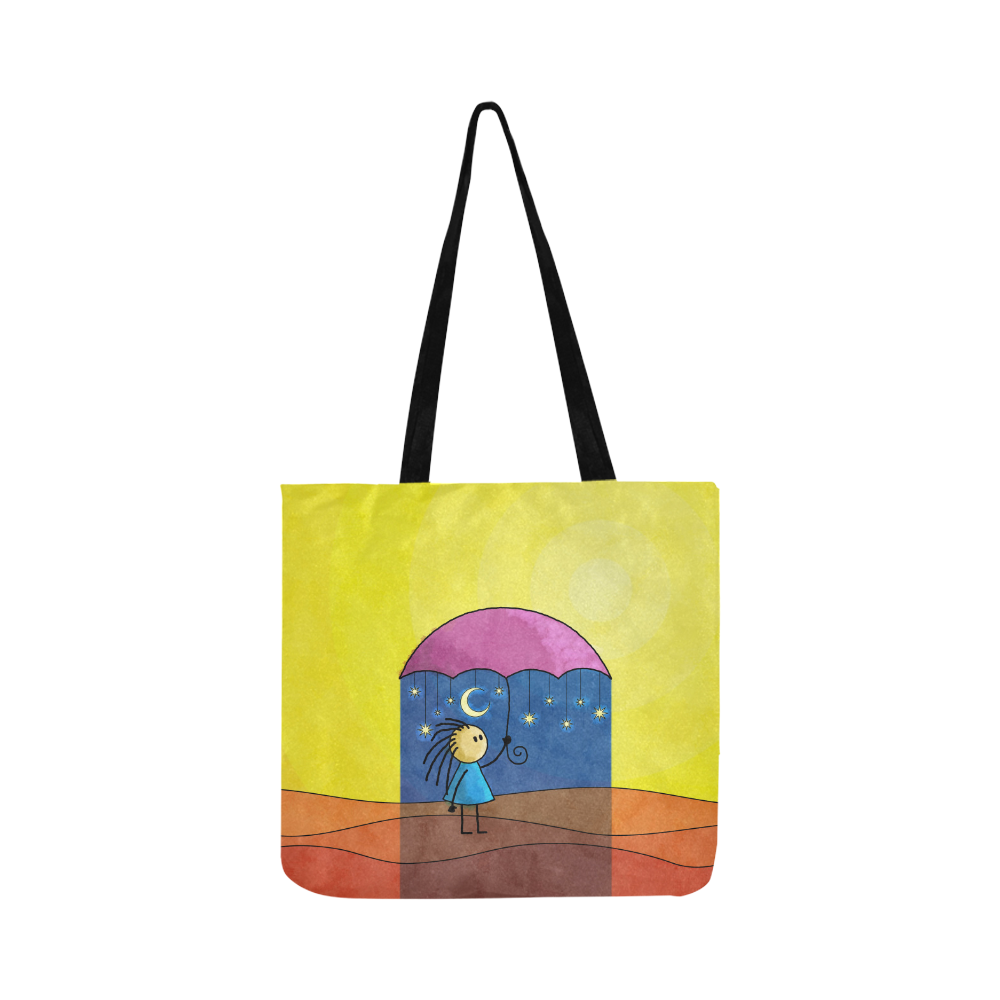We Only Come Out At Night Reusable Shopping Bag Model 1660 (Two sides)