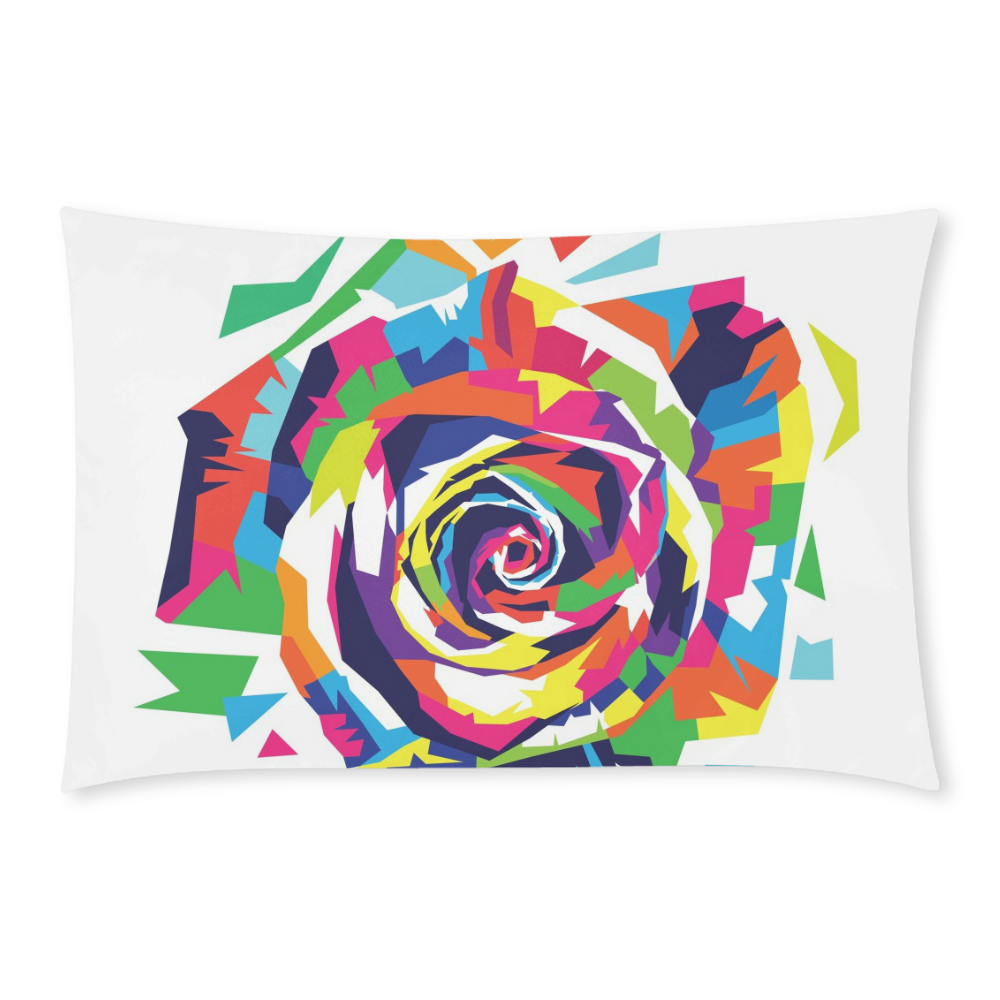 Rainbow Rose 3-Piece Bedding Set