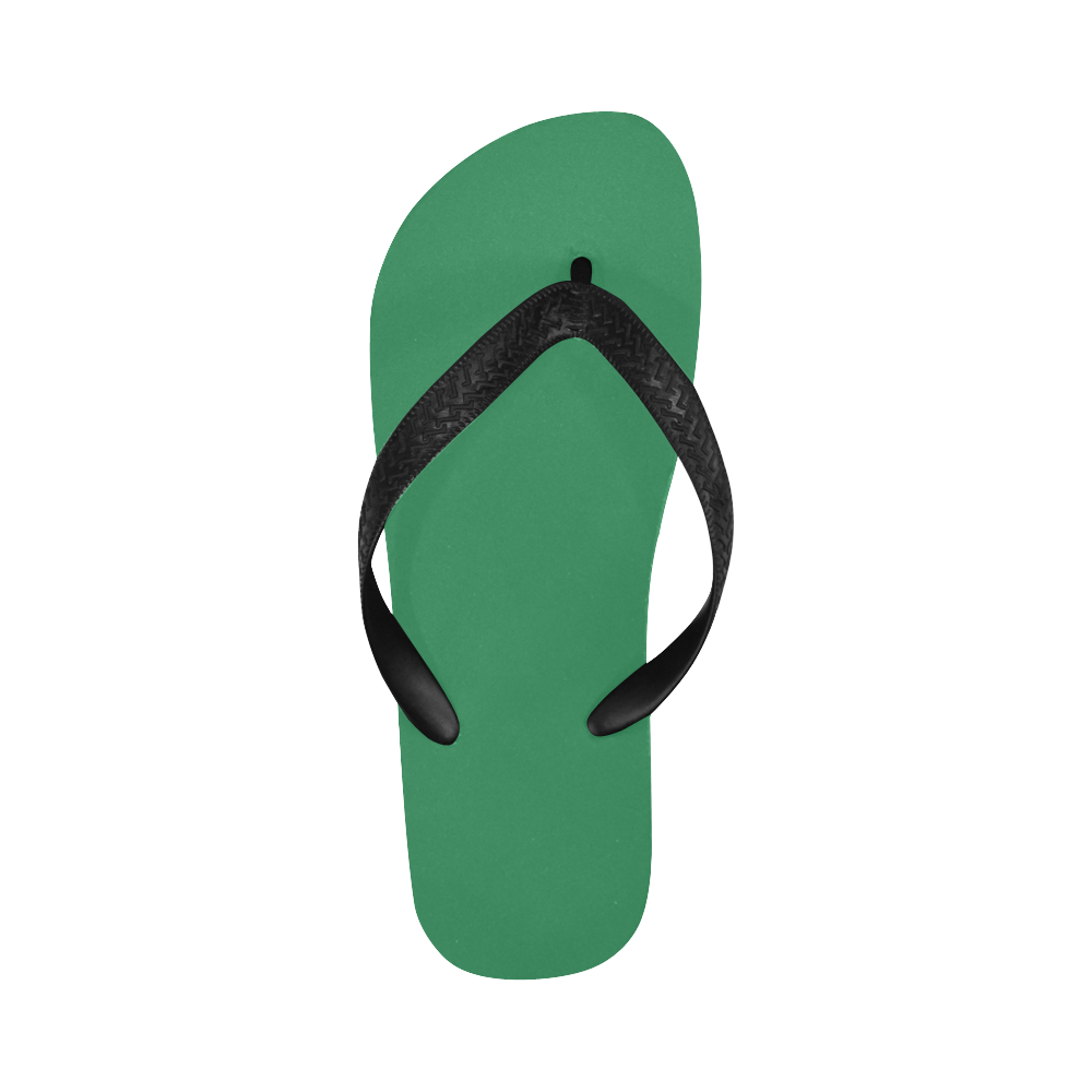 color sea green Flip Flops for Men/Women (Model 040)