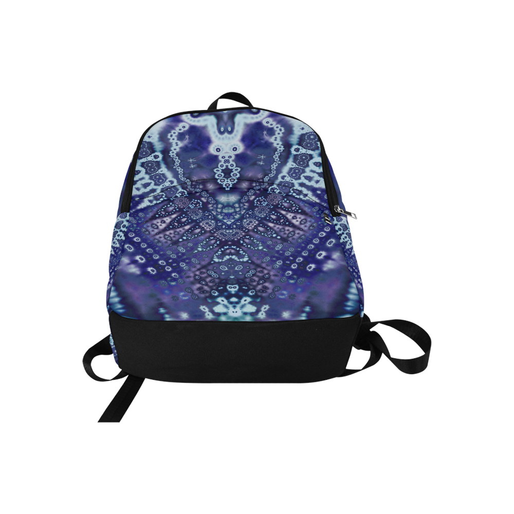 Blue Jewel Lace Fabric Backpack for Adult (Model 1659)