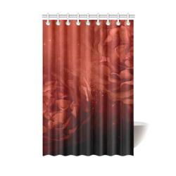 Wonderful red flowers Shower Curtain 48"x72"