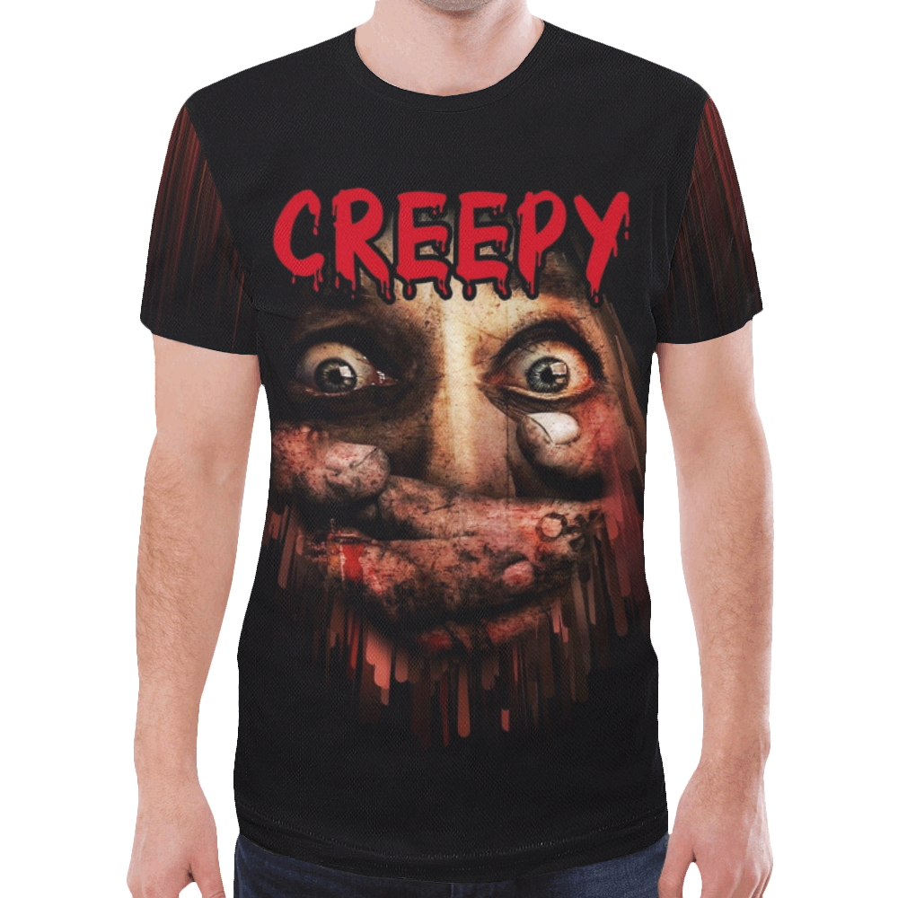 Creepy by Artdream New All Over Print T-shirt for Men (Model T45)