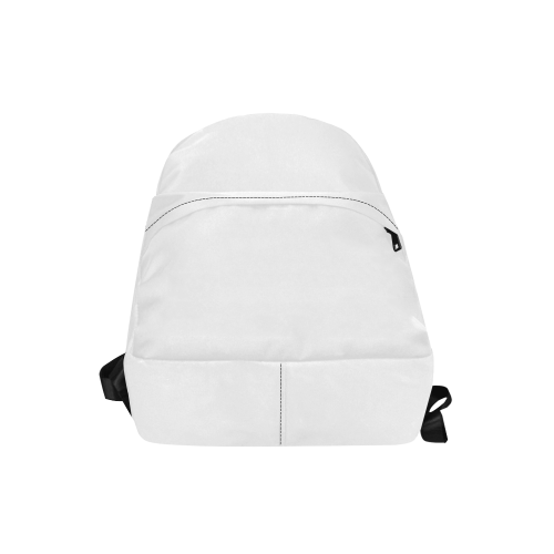 color white Unisex Classic Backpack (Model 1673)