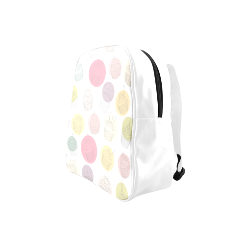 Colorful Cupcakes School Backpack (Model 1601)(Small)