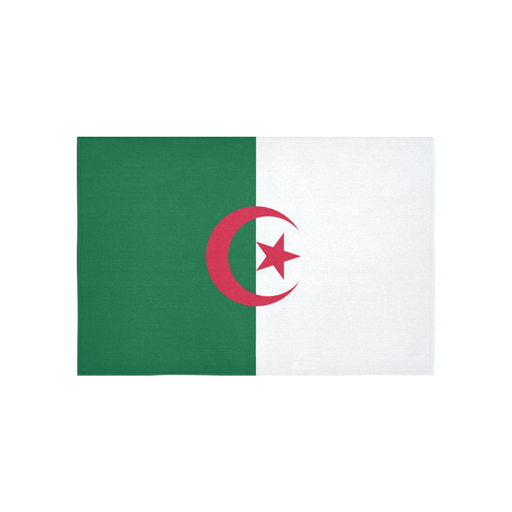 Algeria World Flag Cotton Linen Wall Tapestry 60"x 40"