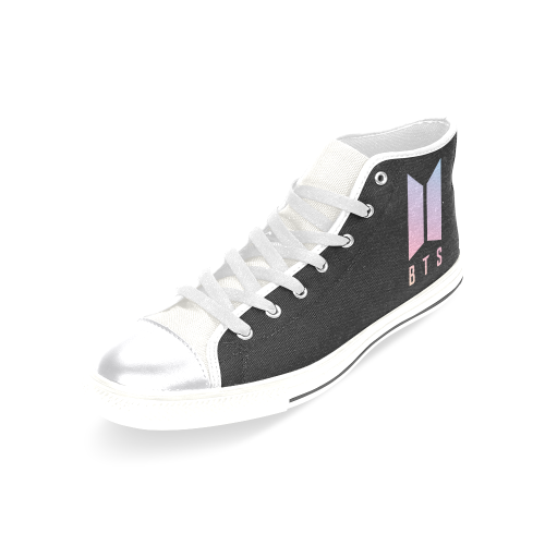 BTS Women's Classic High Top Canvas Shoes (Model 017)