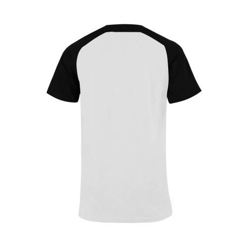 BGB LOGO BLACK Men's Raglan T-shirt Big Size (USA Size) (Model T11)