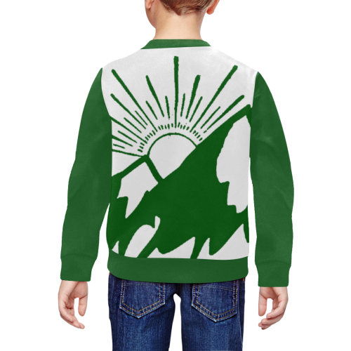 nature therapy All Over Print Crewneck Sweatshirt for Kids (Model H29)