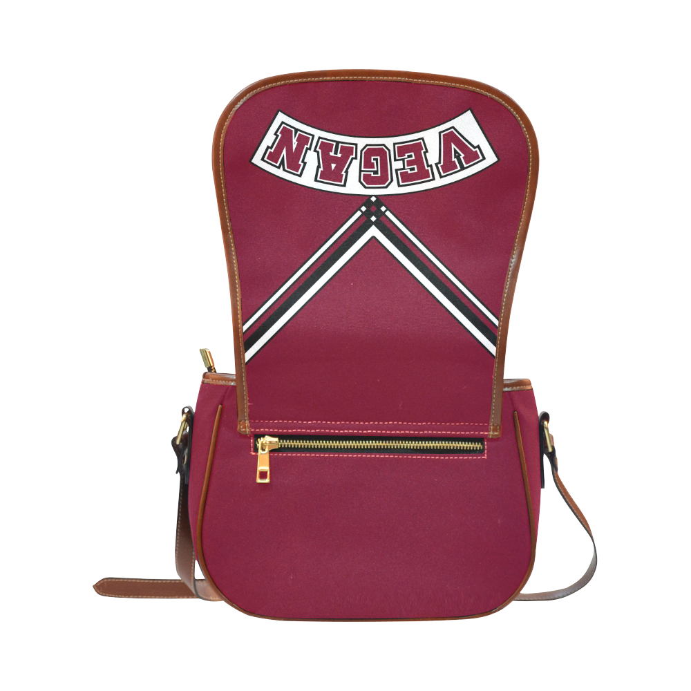 Vegan Cheerleader Saddle Bag/Small (Model 1649) Full Customization