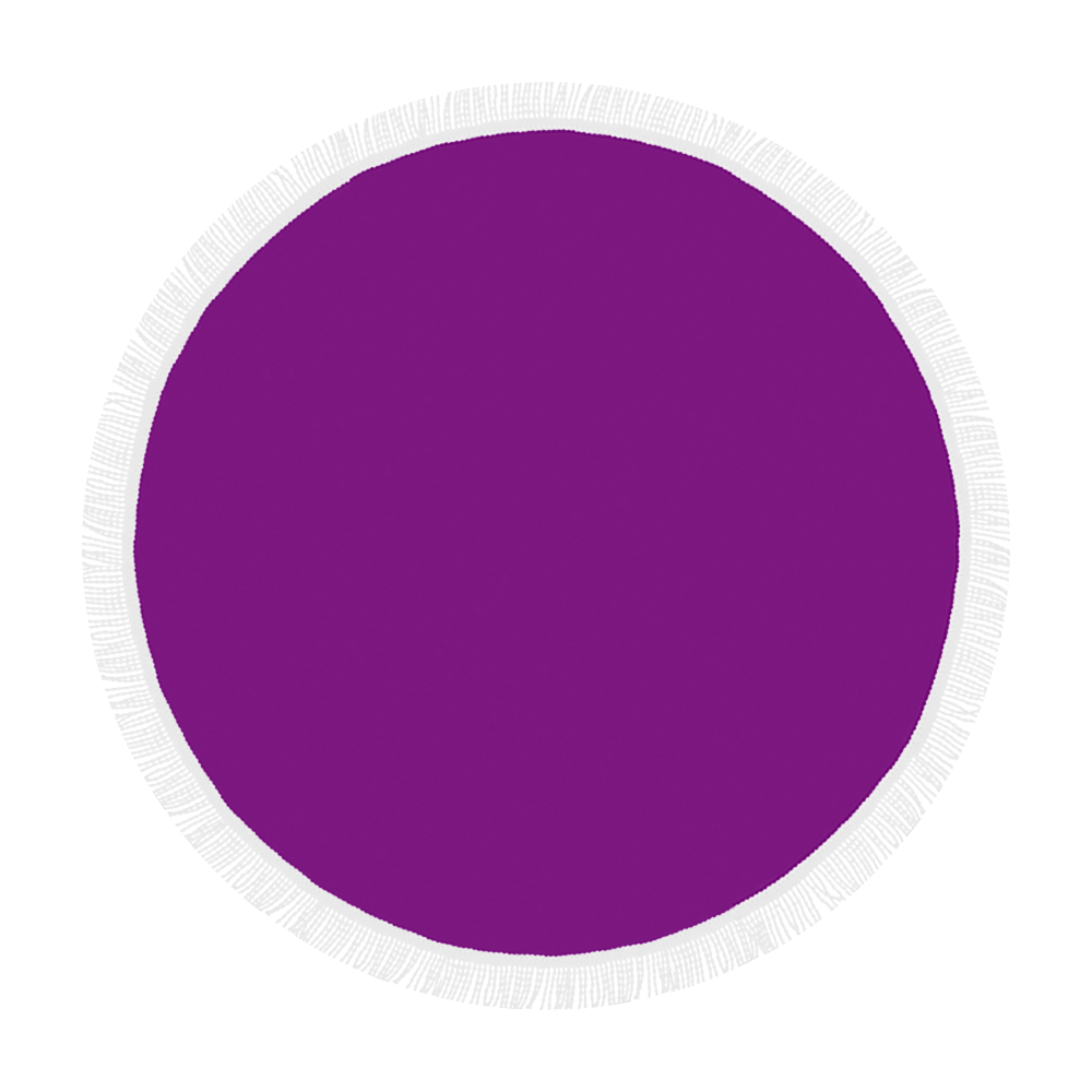 color purple Circular Beach Shawl 59"x 59"
