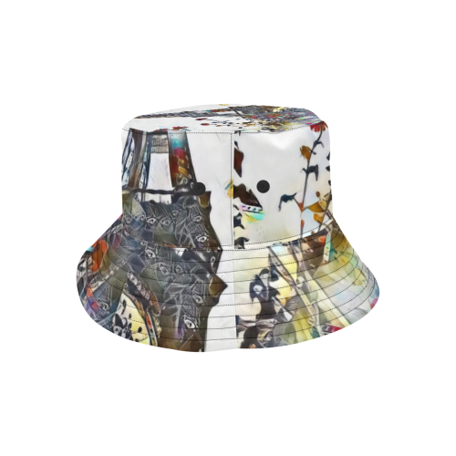 Pretty In Paris - Chapeau All Over Print Bucket Hat