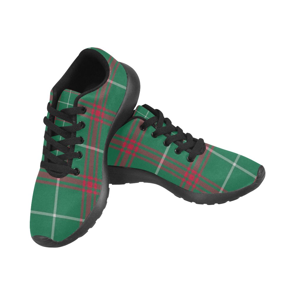 Welsh National Tartan Men's Running Shoes/Large Size (Model 020)