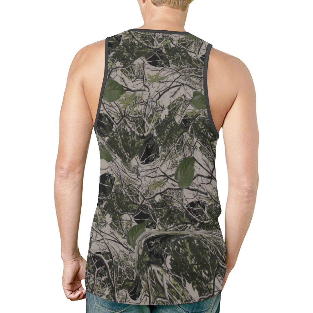 Camo Forest New All Over Print Tank Top for Men (Model T46)