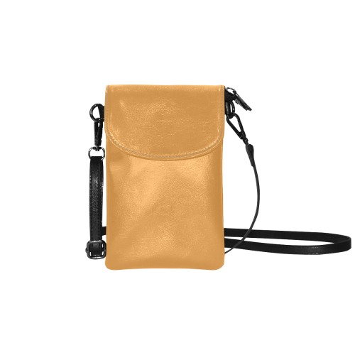 color butterscotch Small Cell Phone Purse (Model 1711)