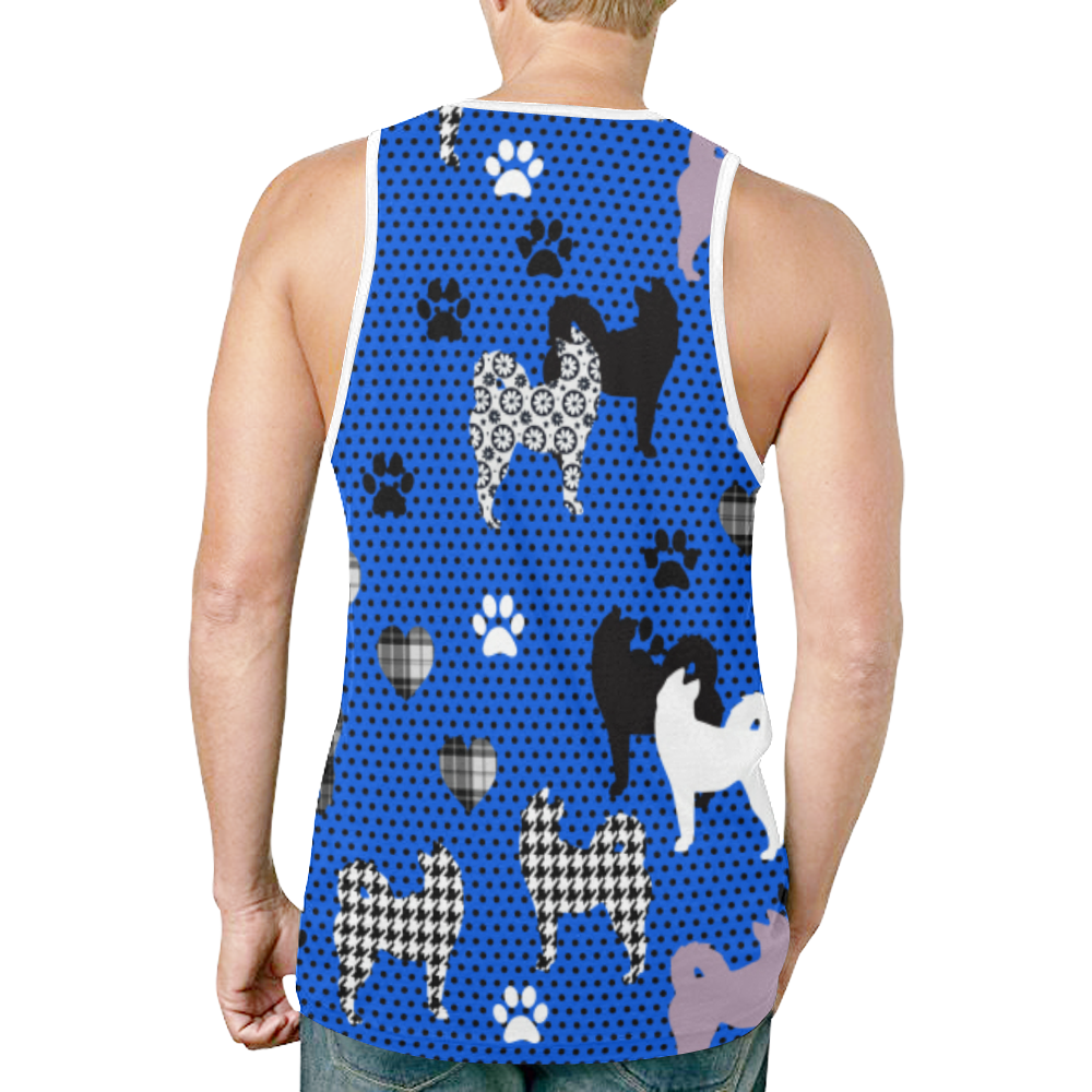 Husky New All Over Print Tank Top for Men (Model T46)