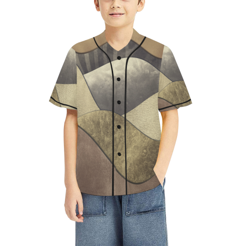 Space 3 sm All Over Print Baseball Jersey for Kids (Model T50)