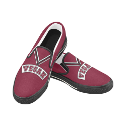 Vegan Cheerleader Women's Unusual Slip-on Canvas Shoes (Model 019)
