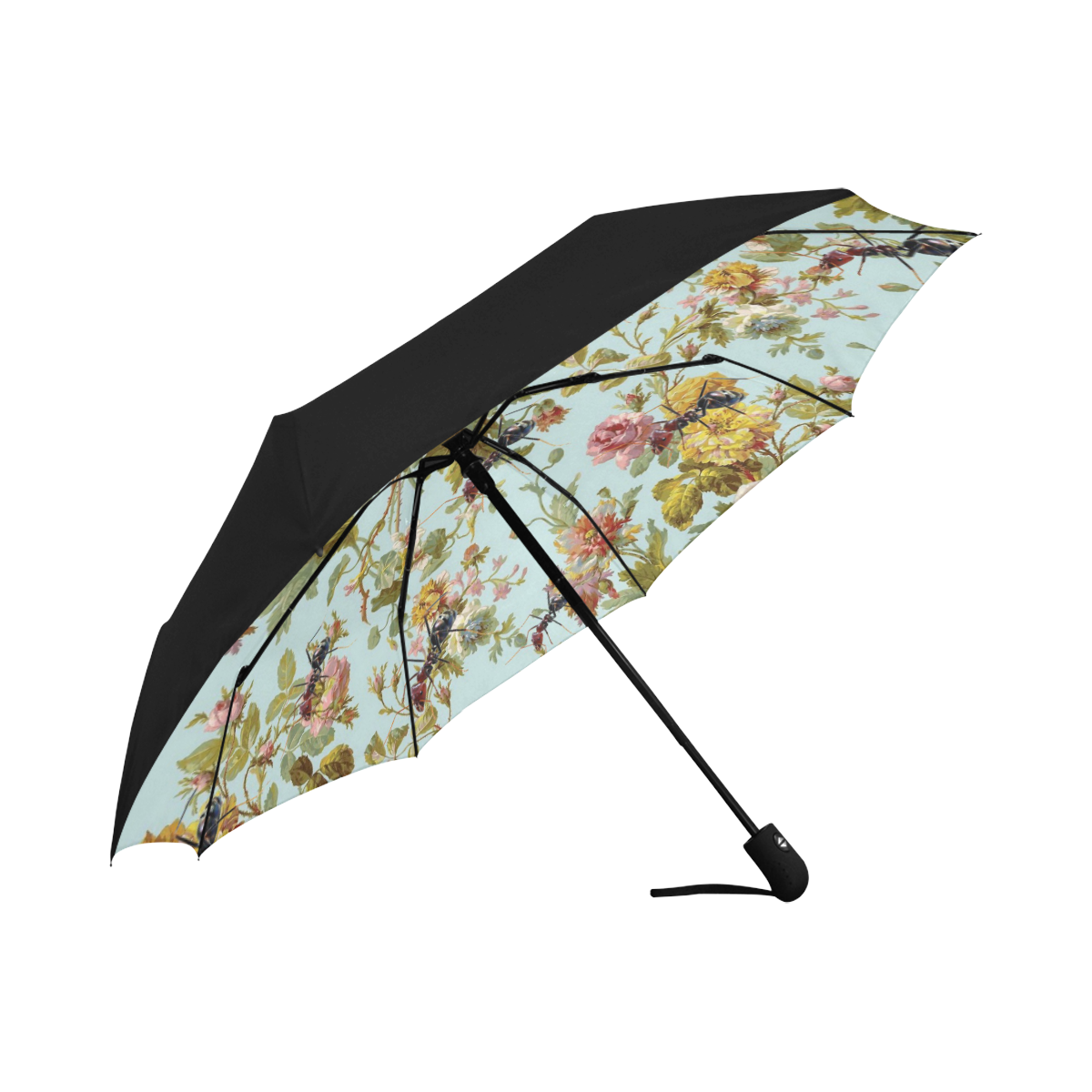 Ants n Roses 2 Anti-UV Auto-Foldable Umbrella (Underside Printing) (U06)