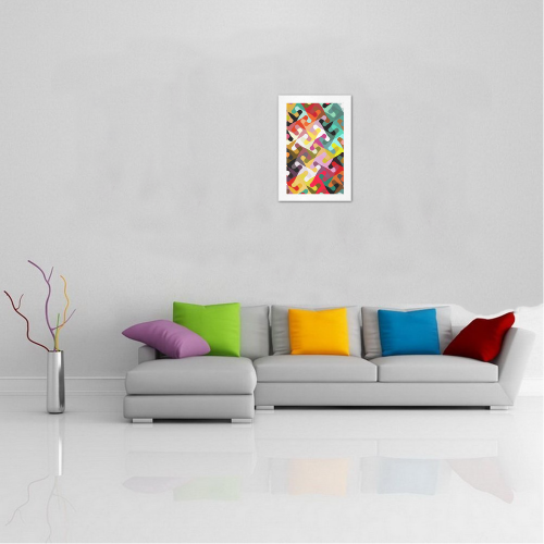 Colorful shapes Art Print 13‘’x19‘’