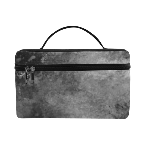 Black Grunge Cosmetic Bag/Large (Model 1658)