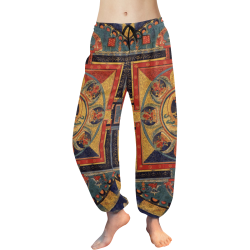 Protection, by Ivan Venerucci Italian Style Women's All Over Print Harem Pants (Model L18)