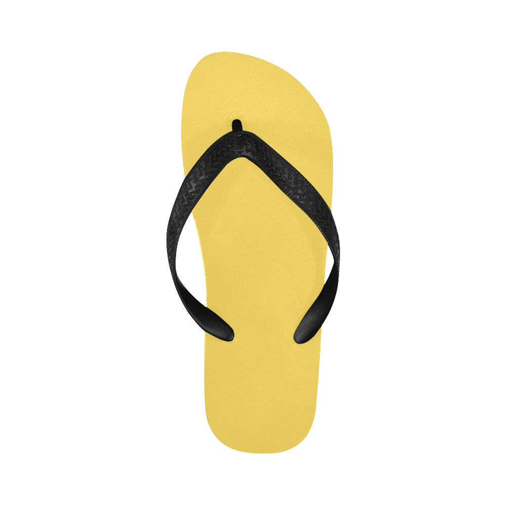 color mustard Flip Flops for Men/Women (Model 040)