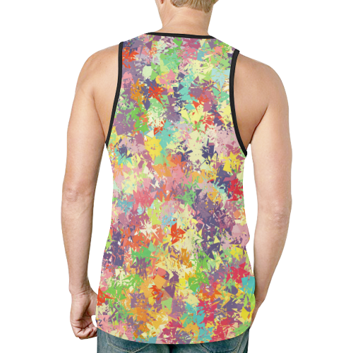 colorful pattern New All Over Print Tank Top for Men (Model T46)