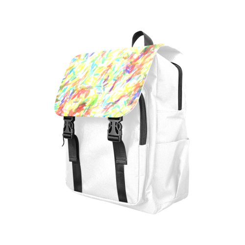 Colorful brush strokes Casual Shoulders Backpack (Model 1623)