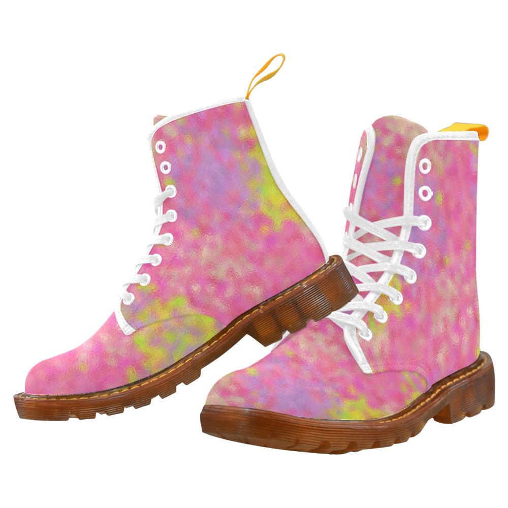 Design shoes with pink, glitters Martin Boots For Men Model 1203H