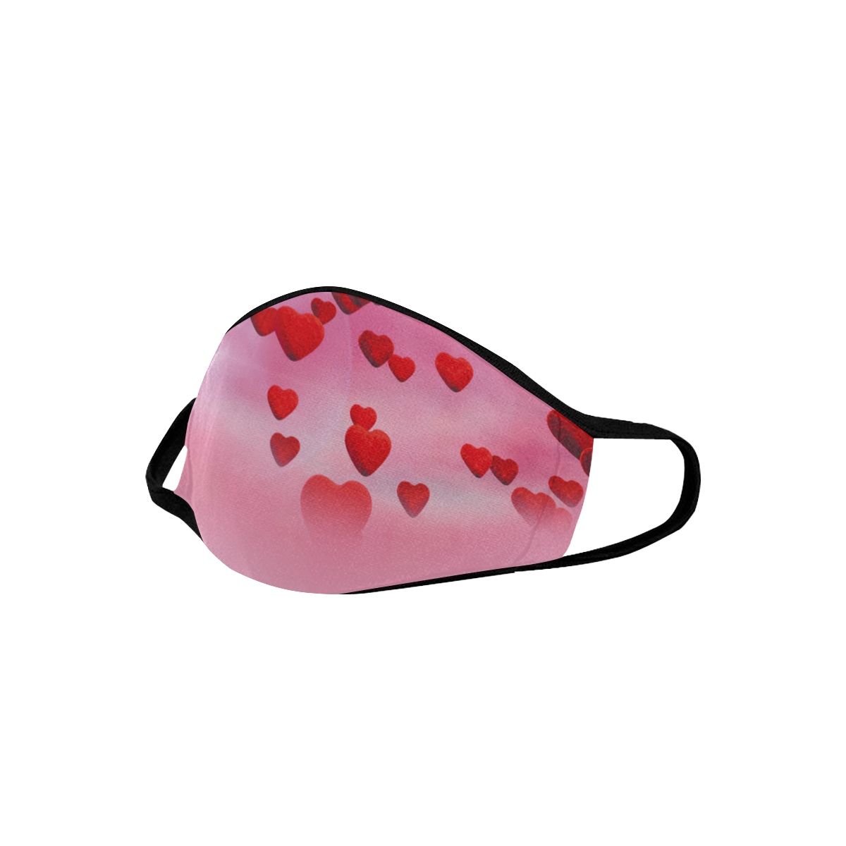 lovely romantic sky heart pattern for valentines day, mothers day, birthday, marriage - face mask Mouth Mask