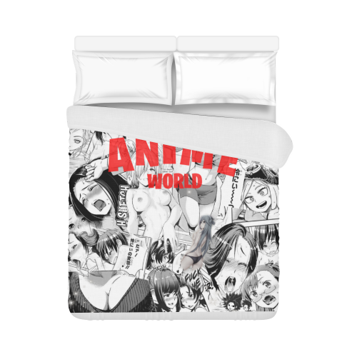 Anime world Duvet Cover 86"x70" ( All-over-print)