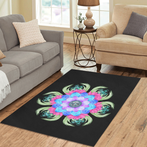 lotus-flower Area Rug 5'3''x4'