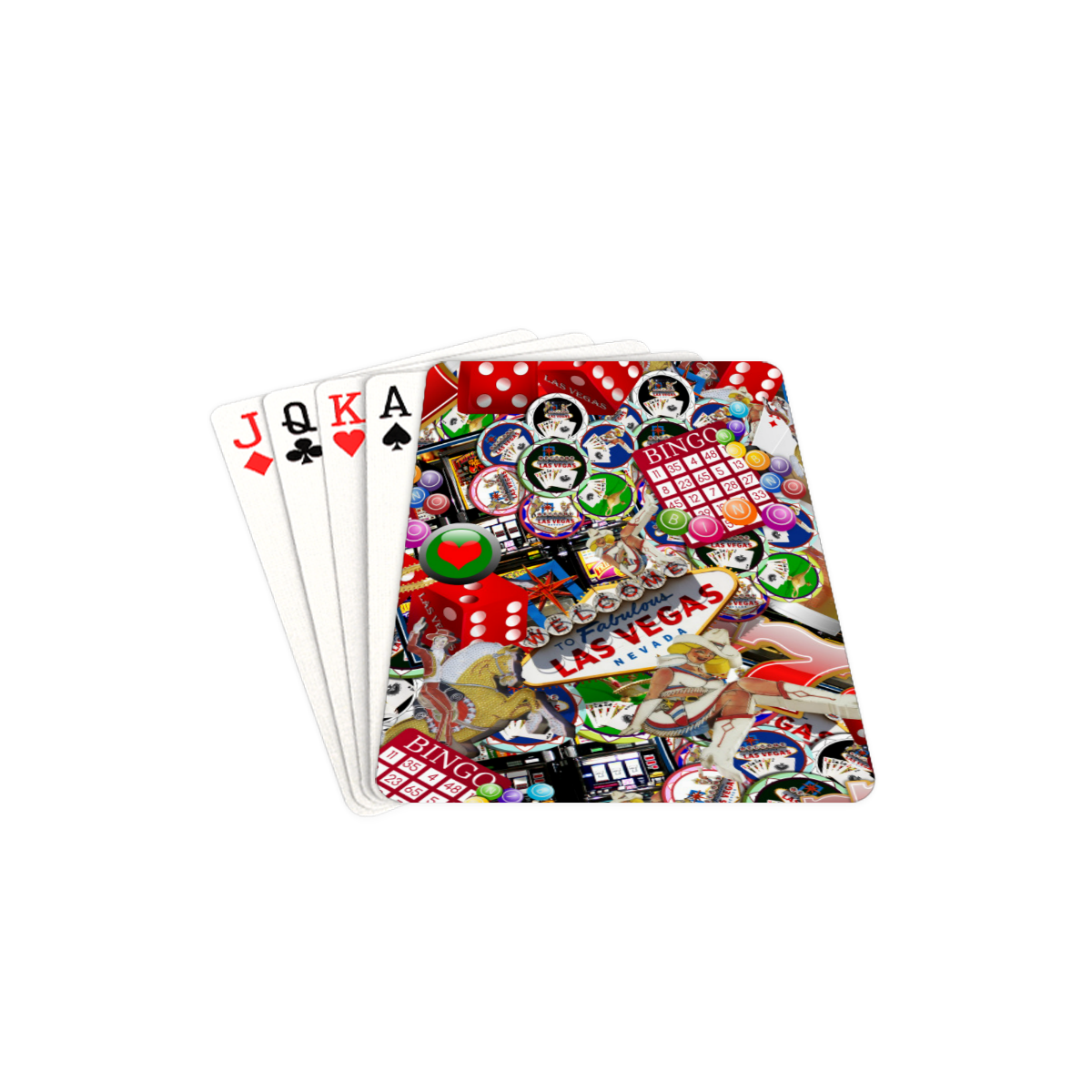 Gamblers Delight - Las Vegas Icons Playing Cards 2.5"x3.5"