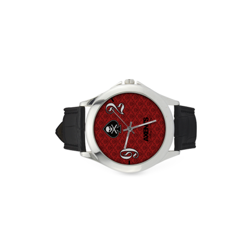 WATCH_9-2_GEN2_RED Women's Classic Leather Strap Watch(Model 203)