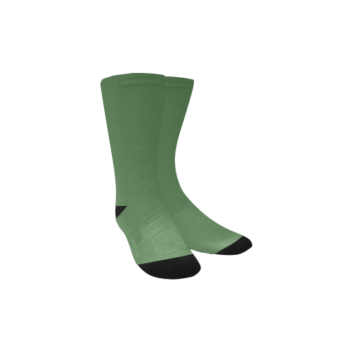 color artichoke green Kids' Custom Socks