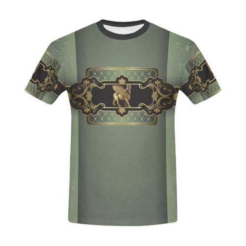 Golden Lamassu All Over Print T-Shirt for Men/Large Size (USA Size) Model T40)